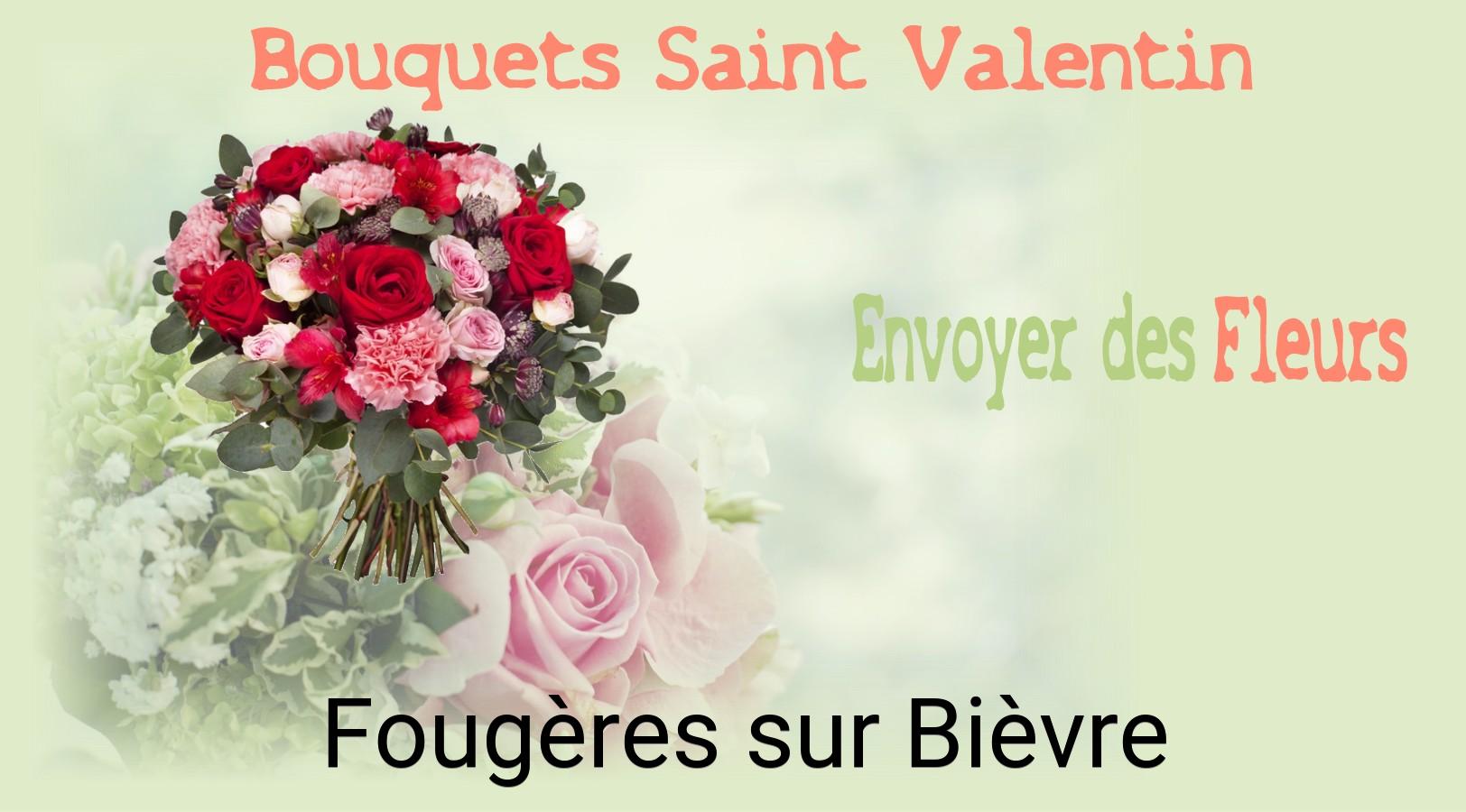 Roses de Saint-Valentin livrées à Fougères-sur-Bièvre